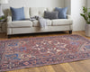 Feizy Rawlins 39HHF Red/Navy Area Rug Lifestyle Image