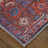 Feizy Rawlins 39HIF Red/Navy Area Rug Lifestyle Image