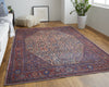 Feizy Rawlins 39HJF Beige/Red Area Rug Lifestyle Image Feature