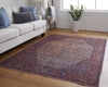Feizy Rawlins 39HJF Beige/Red Area Rug Lifestyle Image