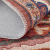 Feizy Rawlins 39HMF Red/Navy Area Rug Detail Image