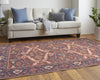 Feizy Rawlins 39HMF Red/Navy Area Rug Lifestyle Image