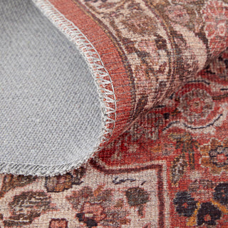 Feizy Rawlins 39HNF Terracotta/Multi Area Rug Detail Image