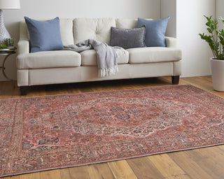 Feizy Rawlins 39HNF Terracotta/Multi Area Rug Lifestyle Image