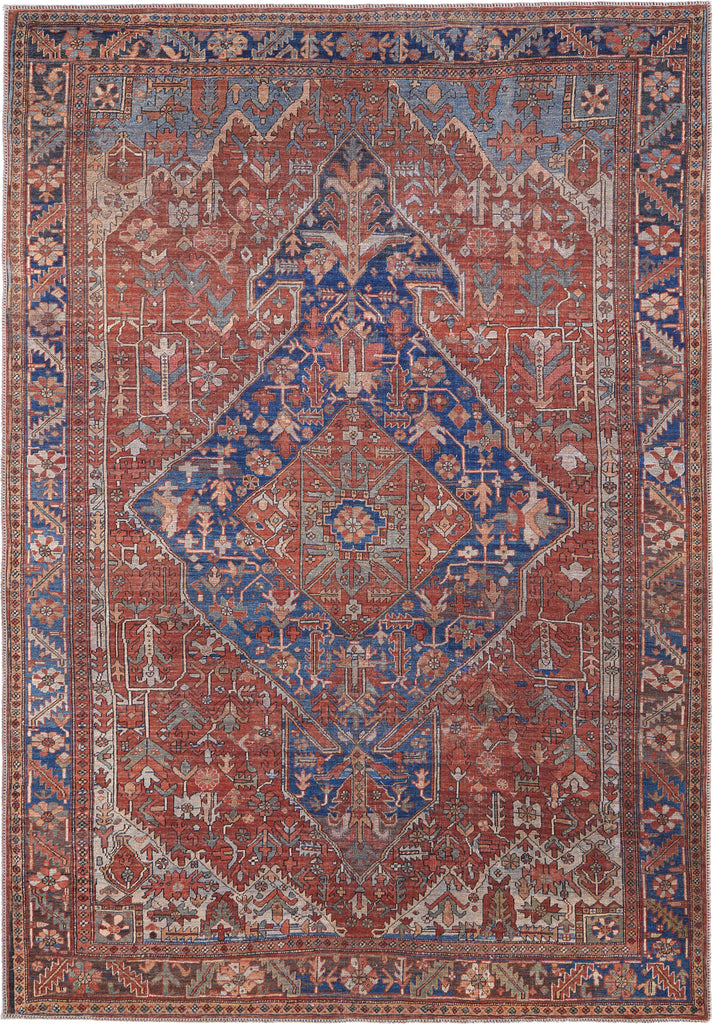 Feizy Rawlins 39HQF Red/Navy Area Rug main image