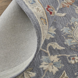 Feizy Rylan 8639F Blue Area Rug Detail Image