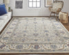 Feizy Rylan 8640F Gray Area Rug Lifestyle Image Feature
