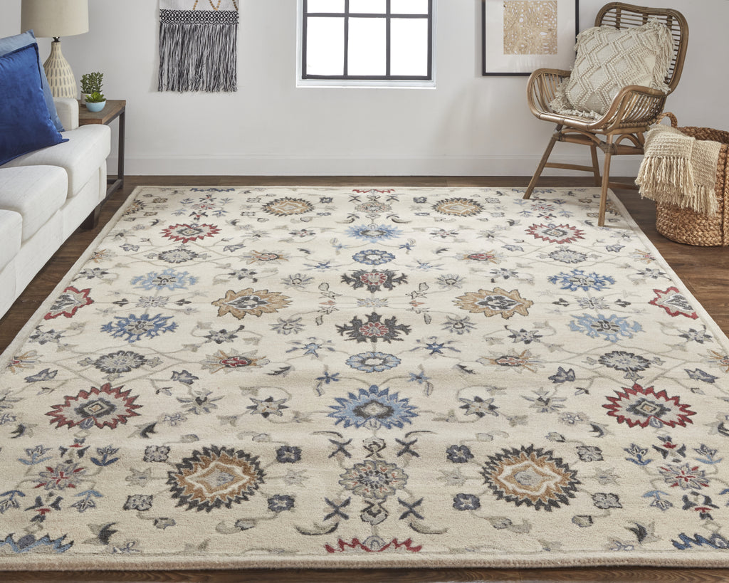 Feizy Rylan 8641F Ivory Area Rug Lifestyle Image Feature