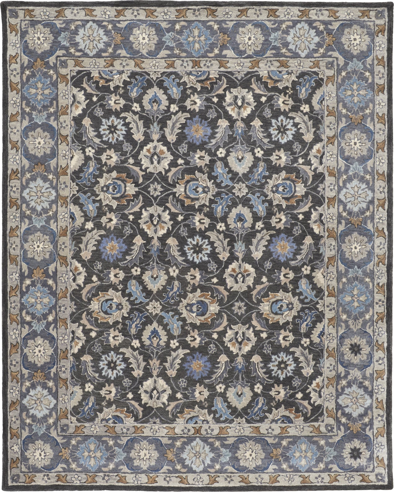 Feizy Rylan 8643F Charcoal Area Rug main image