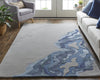 Feizy Serrano 8856F Gray/Blue Area Rug Lifestyle Image Feature