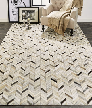 Feizy Estelle L9211 Gray Area Rug Lifestyle Image