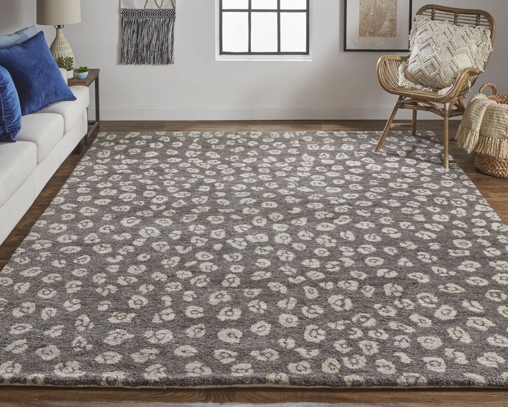 Feizy Seneca T6000 Charcoal Area Rug by Thom Filicia Lifestyle Image Feature