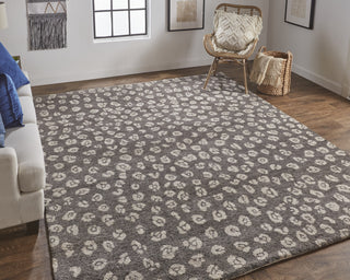 Feizy Seneca T6000 Charcoal Area Rug Lifestyle Image