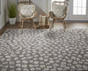 Feizy Seneca T6000 Charcoal Area Rug Lifestyle Image