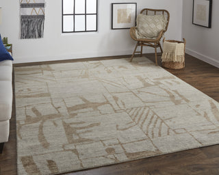 Feizy Sutton T6003 Tan Area Rug Lifestyle Image