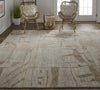 Feizy Sutton T6003 Tan Area Rug Lifestyle Image