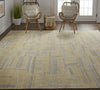 Feizy Weatherfield T6004 Yellow Area Rug Lifestyle Image