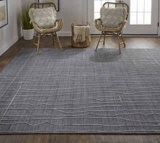 Feizy Haverhill T8000 Charcoal Area Rug Lifestyle Image