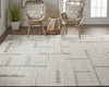 Feizy Longridge T8002 Ivory Area Rug Lifestyle Image 