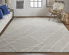 Feizy Euclid T8004 Gray/Ivory Area Rug by Thom Filicia Lifestyle Image Feature