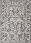 Feizy Thackery 39CWF Charcoal/White Area Rug main image
