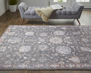 Feizy Thackery 39CXF Charcoal/Gray Area Rug Lifestyle Image