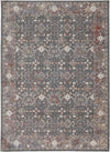 Feizy Thackery 39CYF Charcoal/Red Area Rug main image