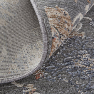 Feizy Thackery 39D0F Charcoal/Beige Area Rug Detail Image