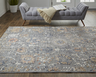 Feizy Thackery 39D0F Charcoal/Beige Area Rug Lifestyle Image