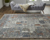 Feizy Thackery 39D1F Charcoal/Ivory Area Rug Lifestyle Image