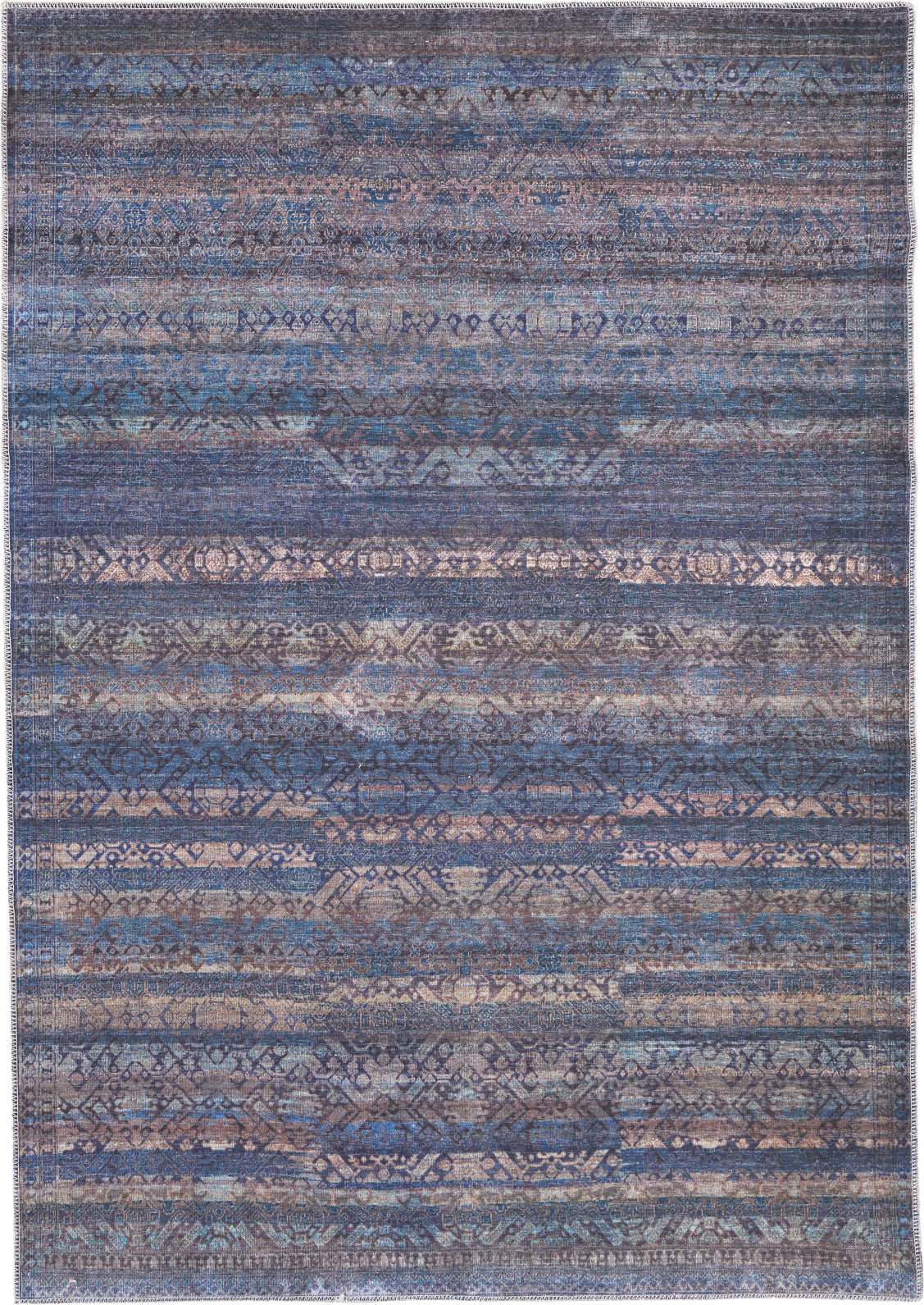 Feizy Voss 39H3F Blue/Green Area Rug main image