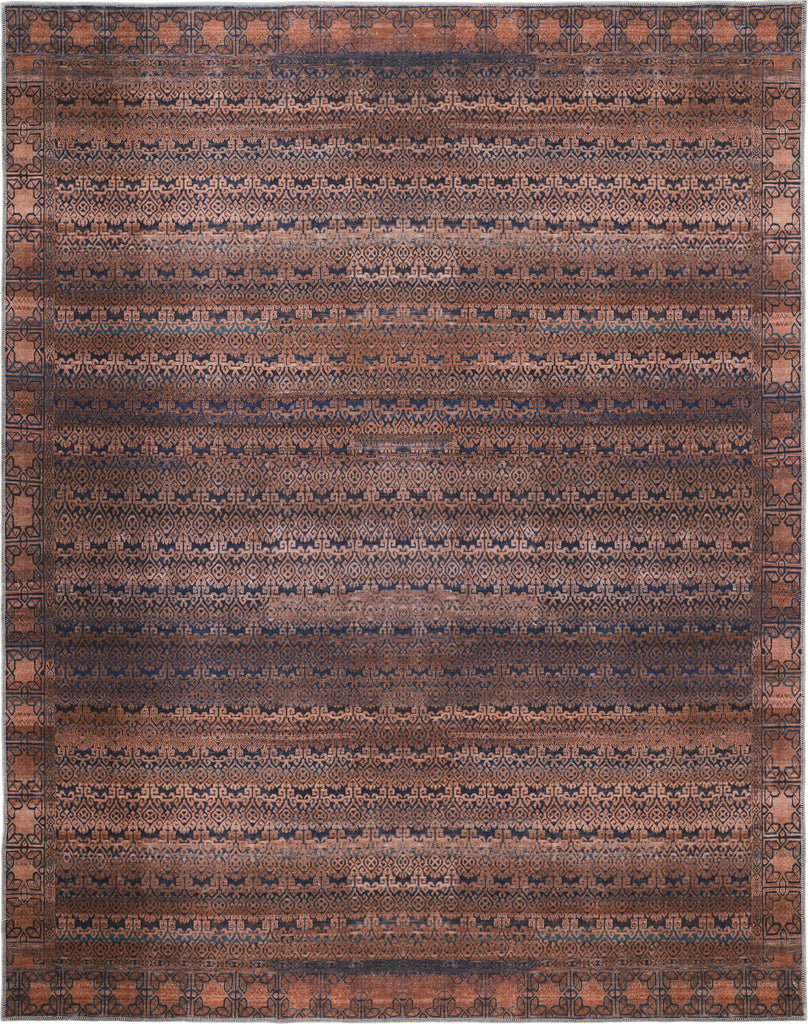 Feizy Voss 39H4F Tan/Blue Area Rug main image