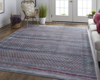 Feizy Voss 39H7F Aqua/Multi Area Rug Lifestyle Image