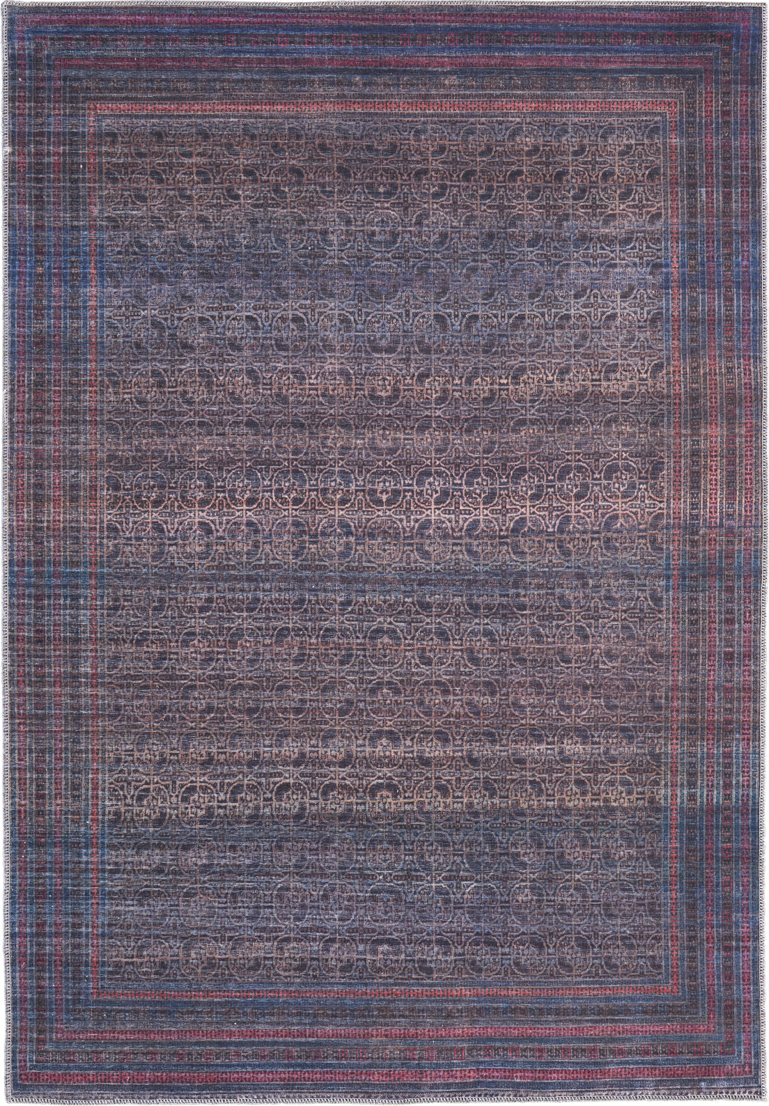 Feizy Voss 39H8F Charcoal/Multi Area Rug main image