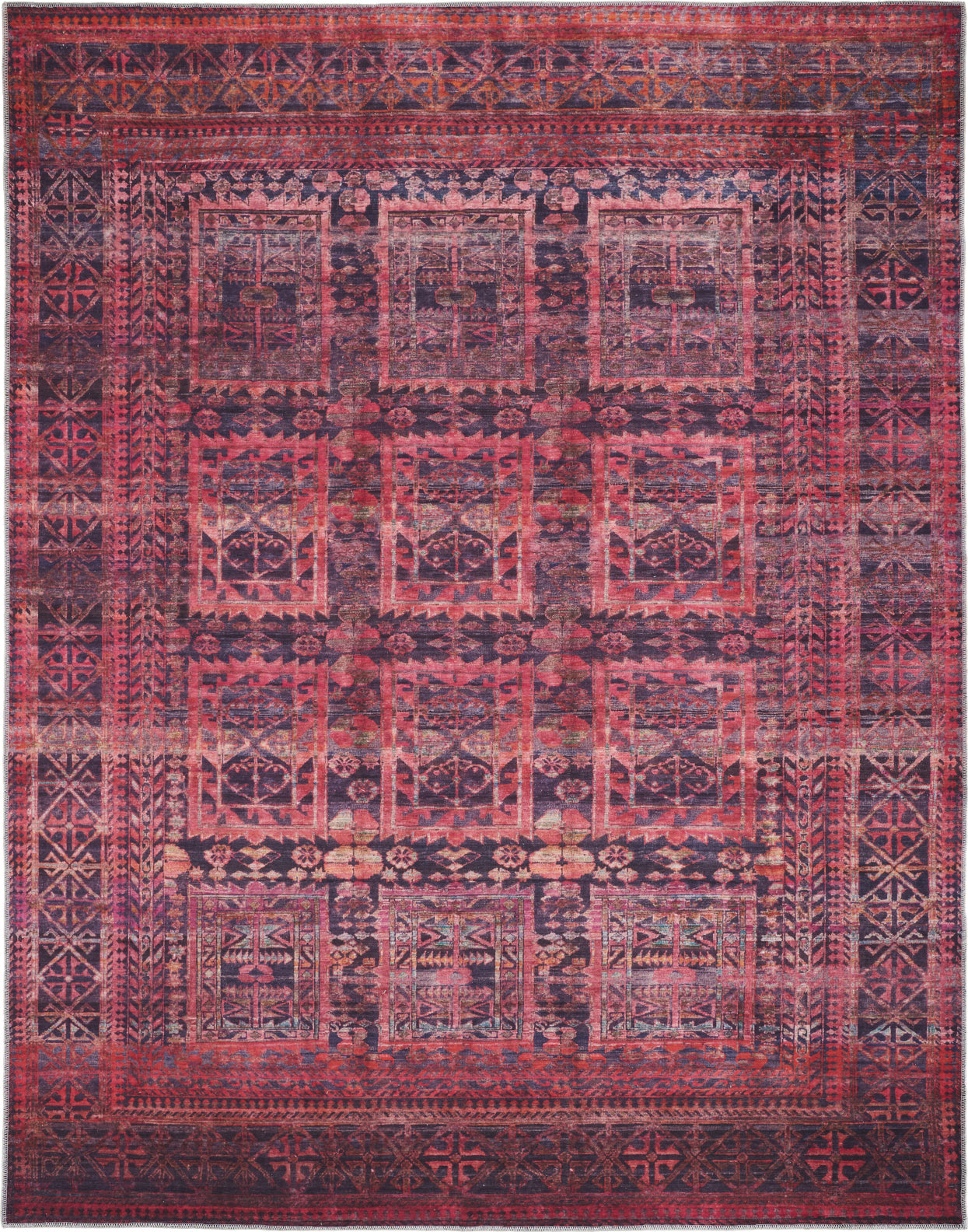 Feizy Voss 39H9F Pink/Multi Area Rug main image