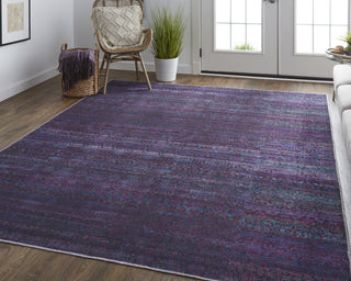 Feizy Voss 39HBF Black/Multi Area Rug Lifestyle Image