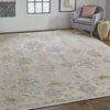 Feizy Wendover 6841F Beige/Gray Area Rug Lifestyle Image