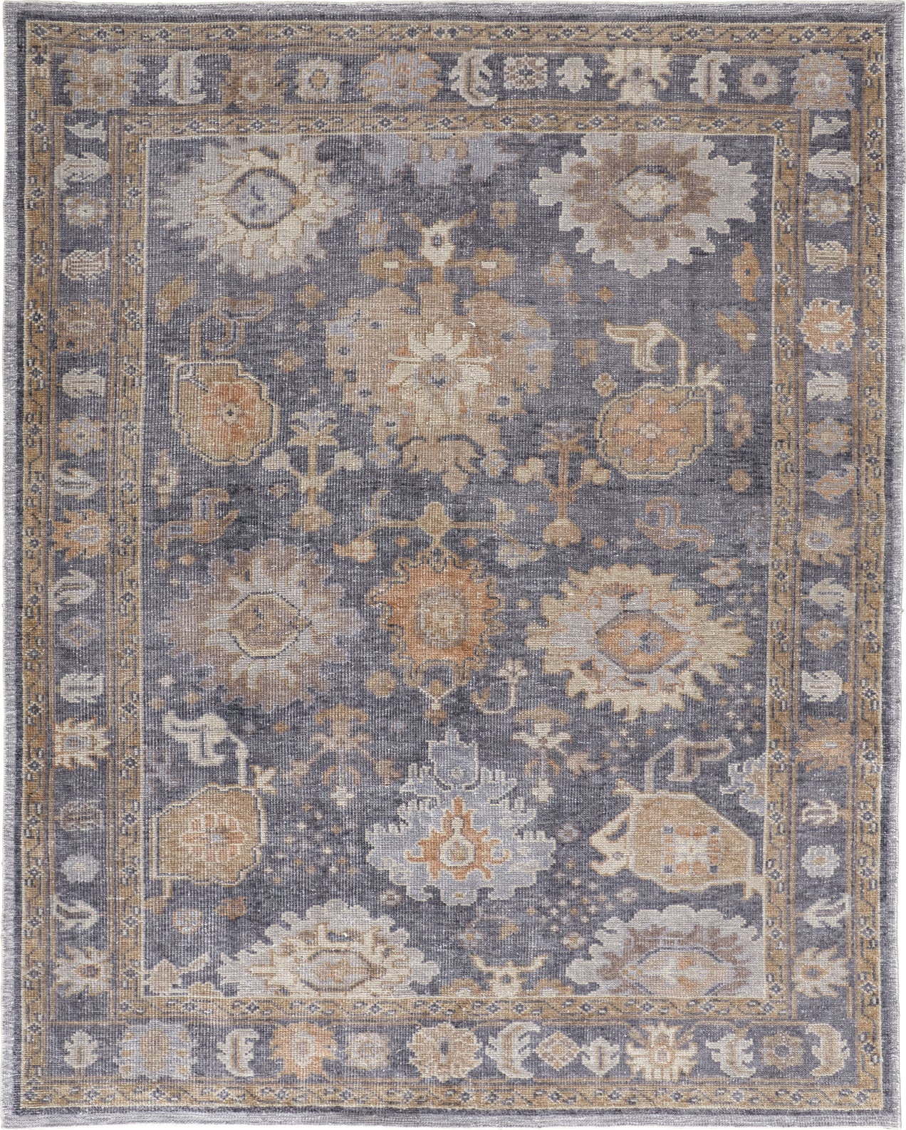 Feizy Wendover 6842F Charcoal Area Rug main image