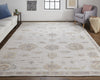 Feizy Wendover 6846F Silver Area Rug Lifestyle Image Feature