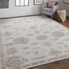 Feizy Wendover 6846F Silver Area Rug Lifestyle Image