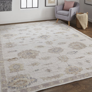 Feizy Wendover 6846F Silver Area Rug Lifestyle Image