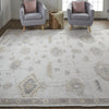 Feizy Wendover 6846F Silver Area Rug Lifestyle Image Featured 