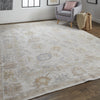 Feizy Wendover 6847F Beige Area Rug Lifestyle Image