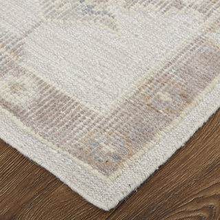 Feizy Wendover 6847F Beige Area Rug Corner Image