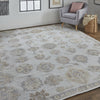Feizy Wendover 6848F Gray Area Rug Lifestyle Image