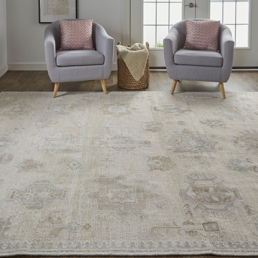 Feizy Wendover 6858F Beige/Ivory Area Rug Lifestyle Image Featured 
