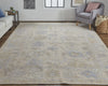 Feizy Wendover 6862F Tan Area Rug Lifestyle Image Feature