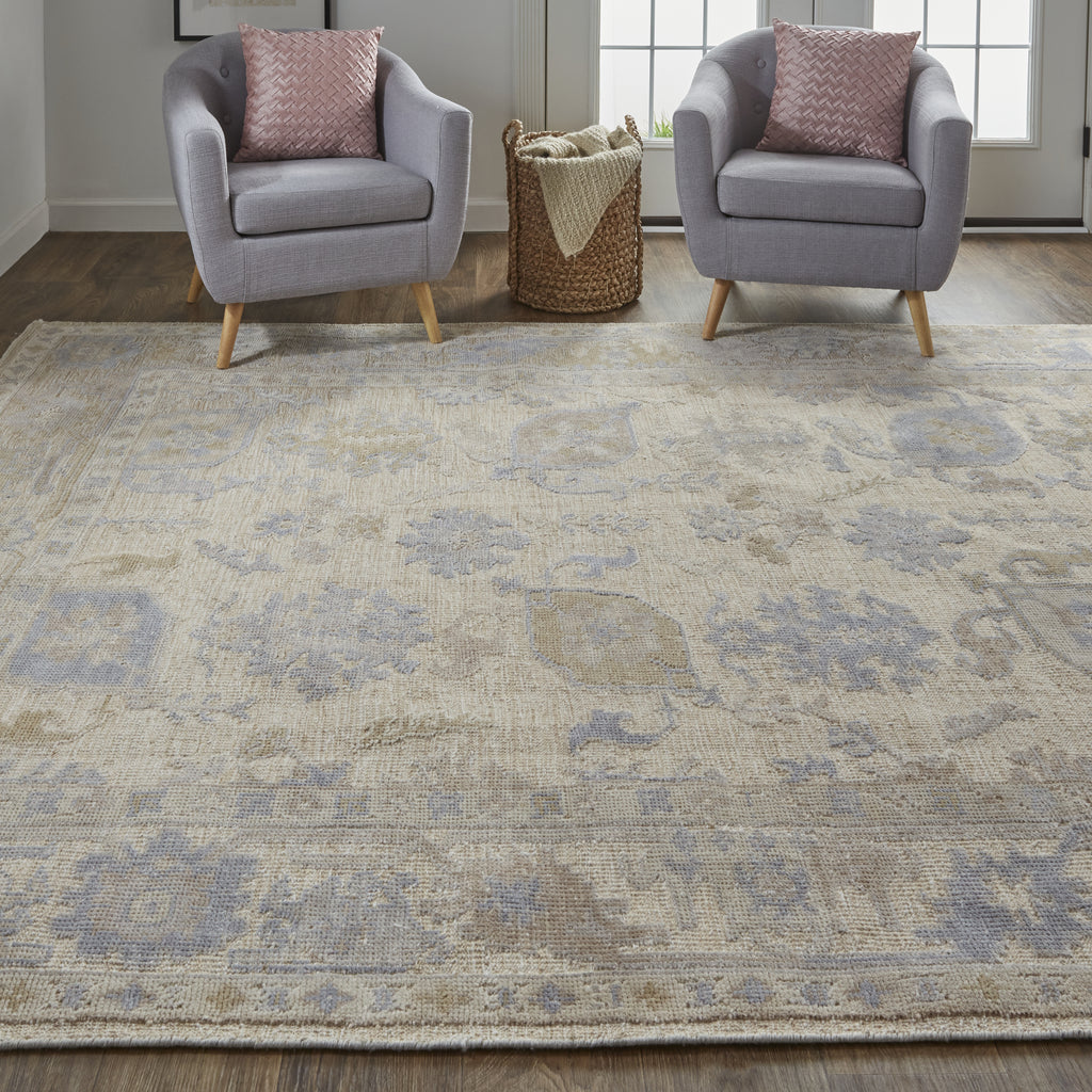 Feizy Wendover 6862F Tan Area Rug Lifestyle Image Featured 