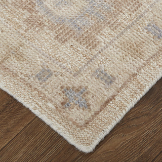 Feizy Wendover 6862F Tan Area Rug Corner 