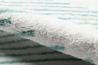 Momeni Ferris FRR-1 Aqua Area Rug by Novogratz Pile Image